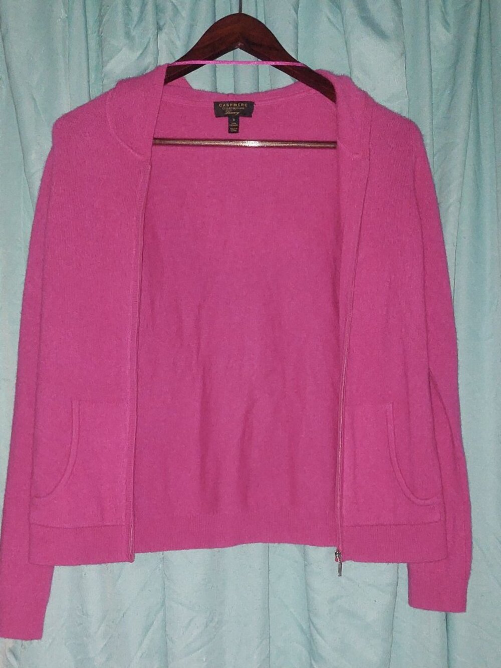 Charter Club Luxury Cashmere Sweater Pink/Fuchsia Small